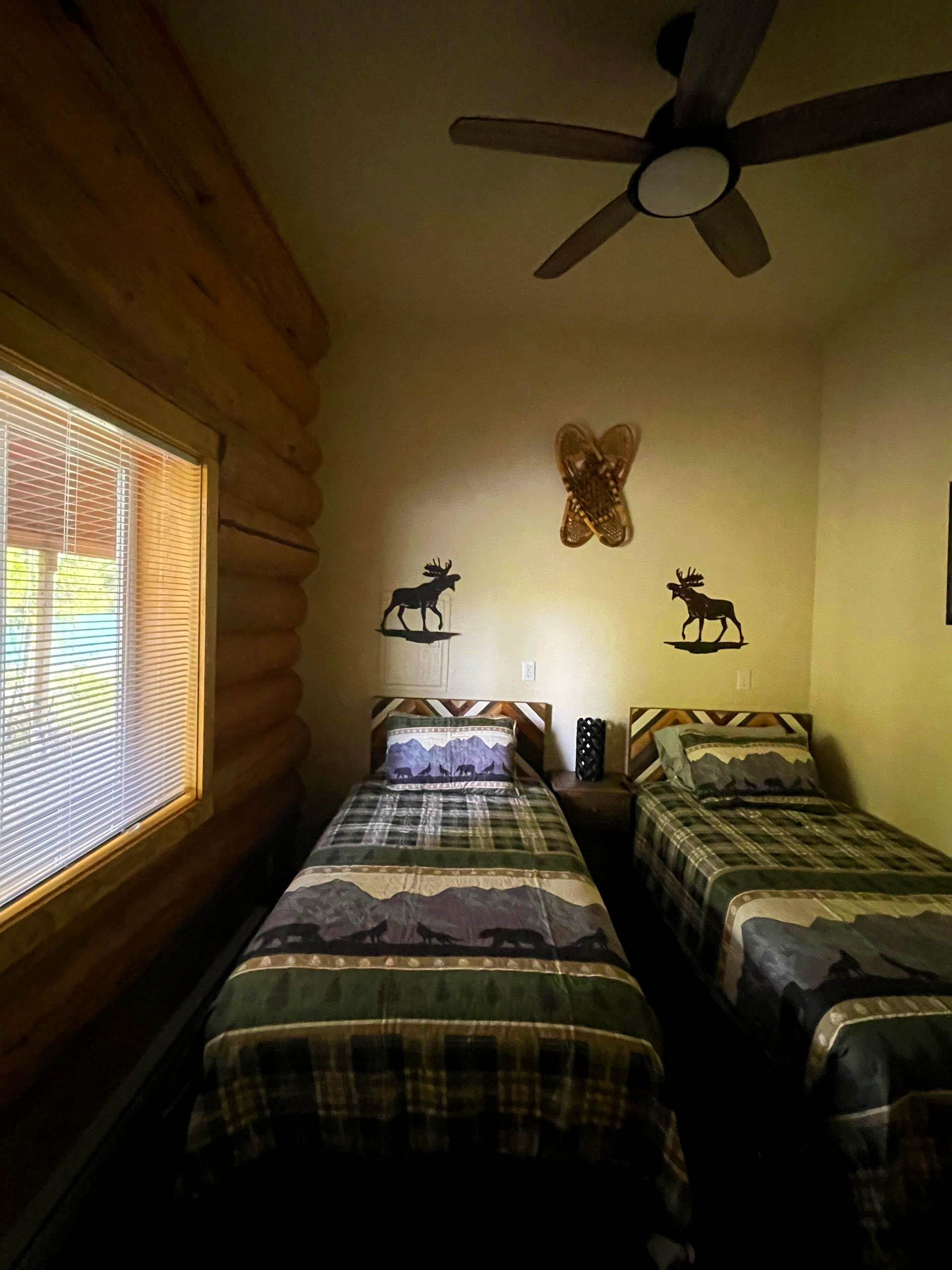 Small Bedroom inside Eagle Tree Cabin